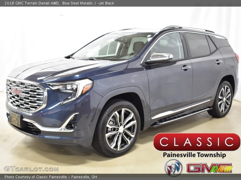 Blue Steel Metallic / ­Jet Black 2018 GMC Terrain Denali AWD