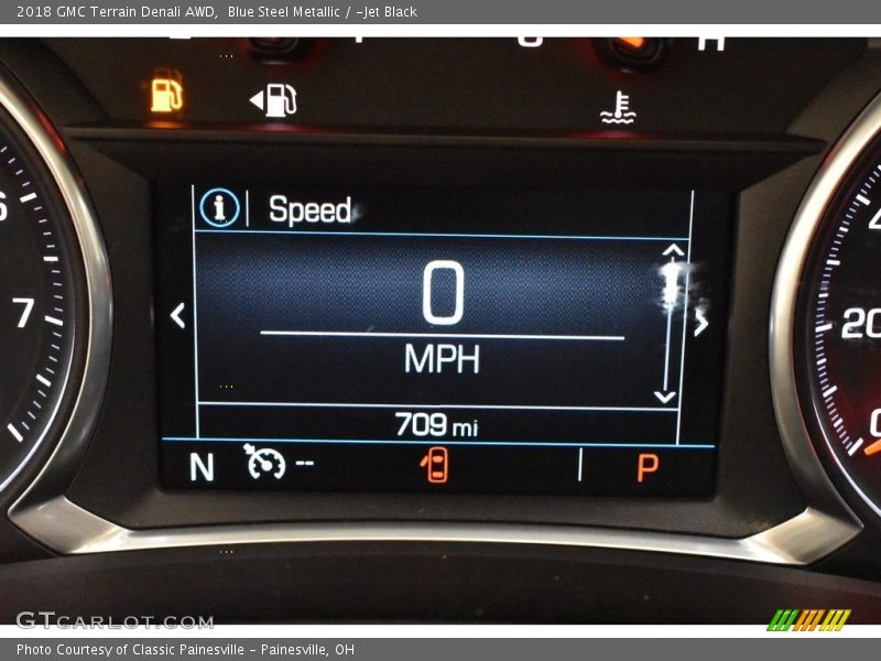 Blue Steel Metallic / ­Jet Black 2018 GMC Terrain Denali AWD