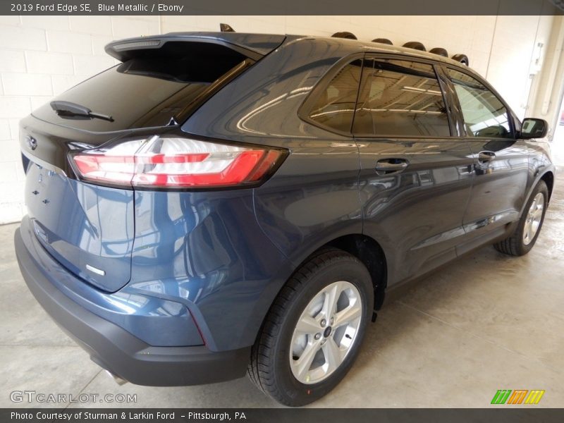 Blue Metallic / Ebony 2019 Ford Edge SE
