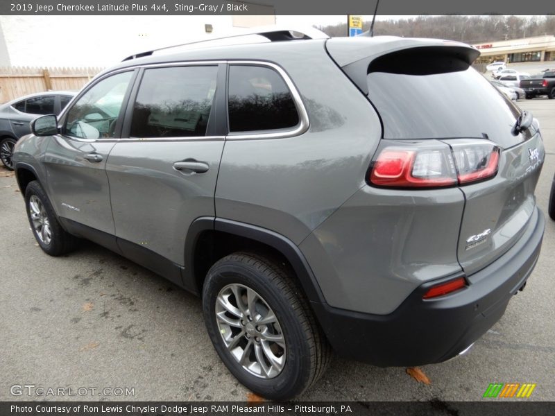 Sting-Gray / Black 2019 Jeep Cherokee Latitude Plus 4x4