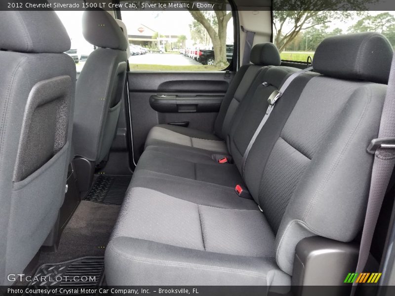 Silver Ice Metallic / Ebony 2012 Chevrolet Silverado 1500 LT Crew Cab