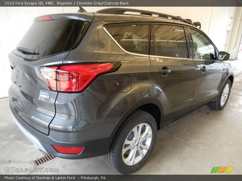 Magnetic / Chromite Gray/Charcoal Black 2019 Ford Escape SEL 4WD