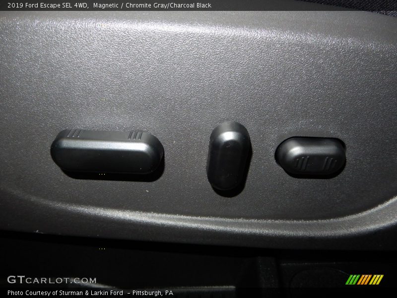 Magnetic / Chromite Gray/Charcoal Black 2019 Ford Escape SEL 4WD