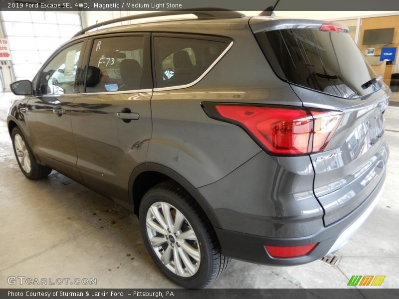 Magnetic / Medium Light Stone 2019 Ford Escape SEL 4WD