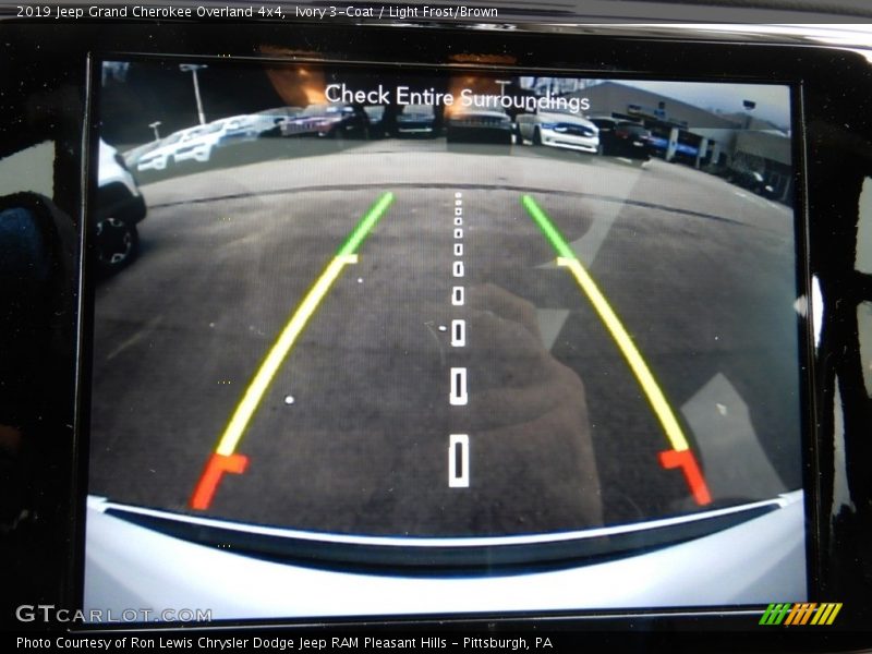 Ivory 3-Coat / Light Frost/Brown 2019 Jeep Grand Cherokee Overland 4x4