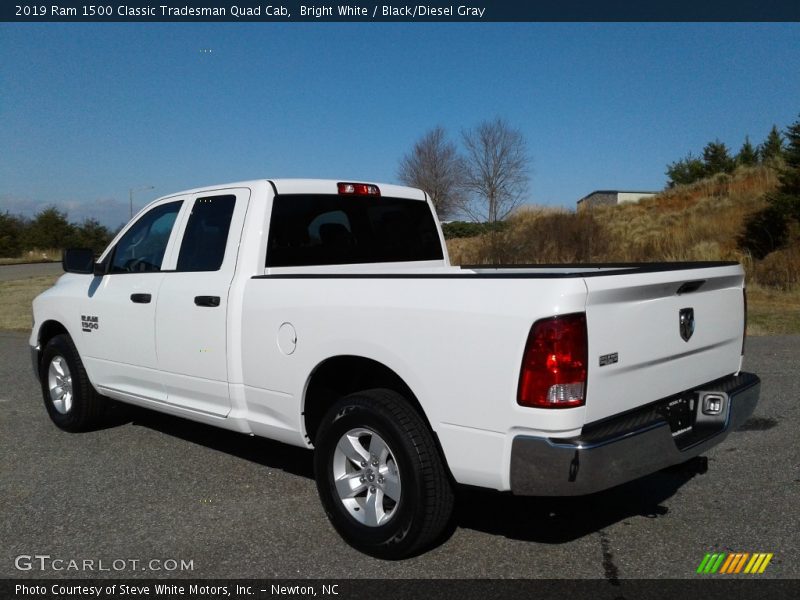 Bright White / Black/Diesel Gray 2019 Ram 1500 Classic Tradesman Quad Cab