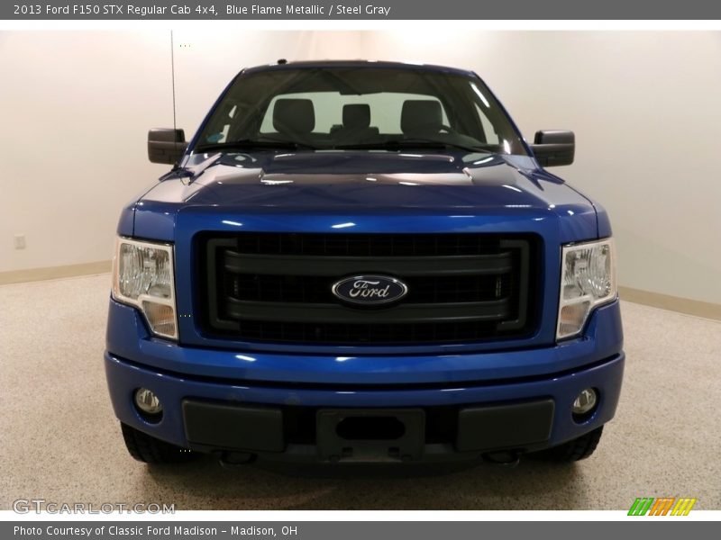 Blue Flame Metallic / Steel Gray 2013 Ford F150 STX Regular Cab 4x4