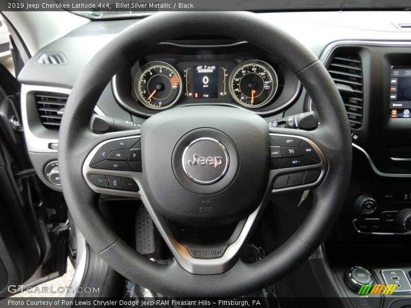 Billet Silver Metallic / Black 2019 Jeep Cherokee Latitude 4x4