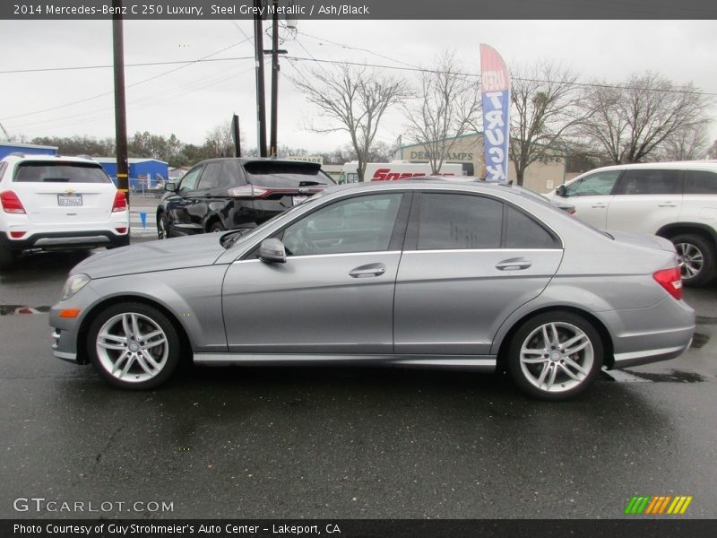 Steel Grey Metallic / Ash/Black 2014 Mercedes-Benz C 250 Luxury