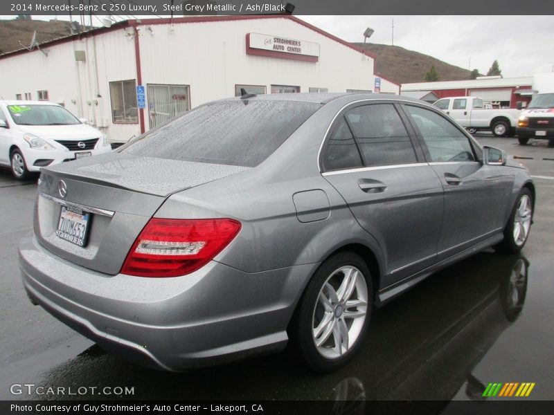 Steel Grey Metallic / Ash/Black 2014 Mercedes-Benz C 250 Luxury