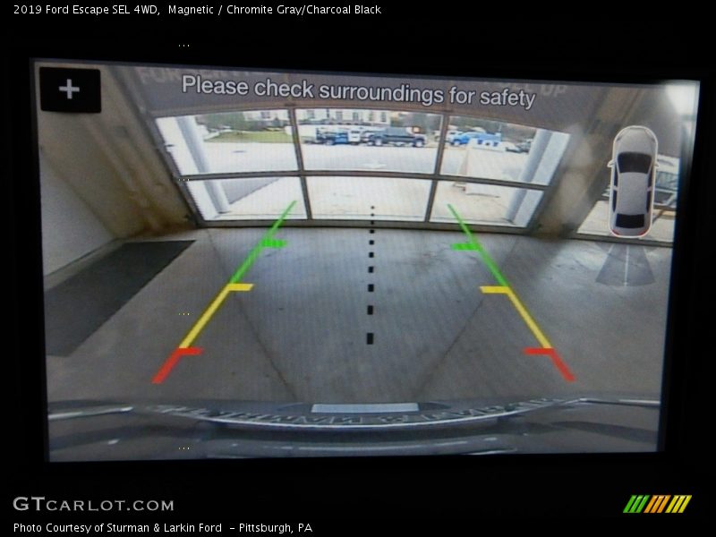 Magnetic / Chromite Gray/Charcoal Black 2019 Ford Escape SEL 4WD