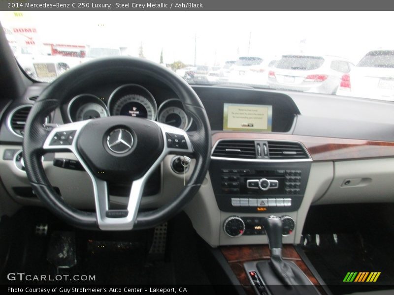 Steel Grey Metallic / Ash/Black 2014 Mercedes-Benz C 250 Luxury