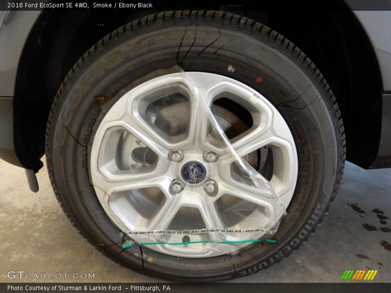 Smoke / Ebony Black 2018 Ford EcoSport SE 4WD