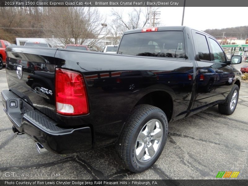Brilliant Black Crystal Pearl / Black/Diesel Gray 2019 Ram 1500 Classic Express Quad Cab 4x4