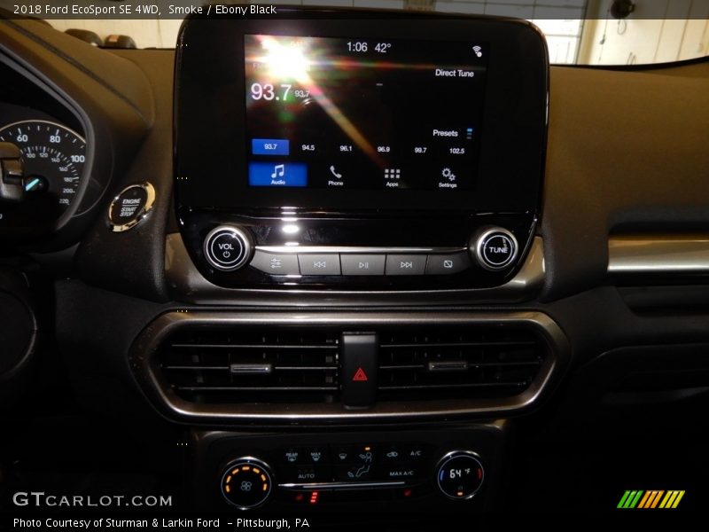 Smoke / Ebony Black 2018 Ford EcoSport SE 4WD