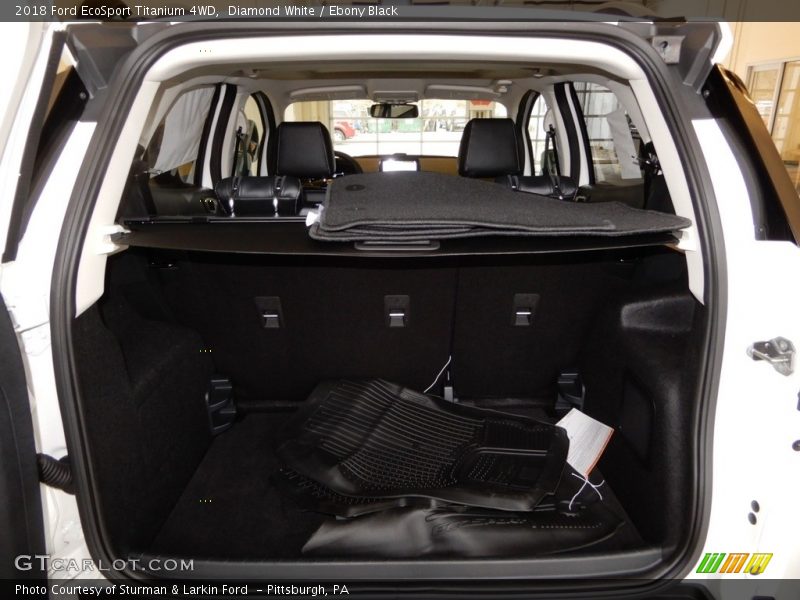 Diamond White / Ebony Black 2018 Ford EcoSport Titanium 4WD