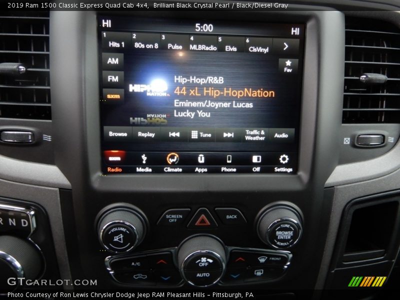 Brilliant Black Crystal Pearl / Black/Diesel Gray 2019 Ram 1500 Classic Express Quad Cab 4x4