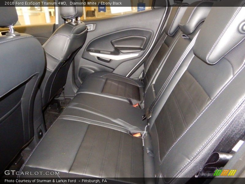 Diamond White / Ebony Black 2018 Ford EcoSport Titanium 4WD