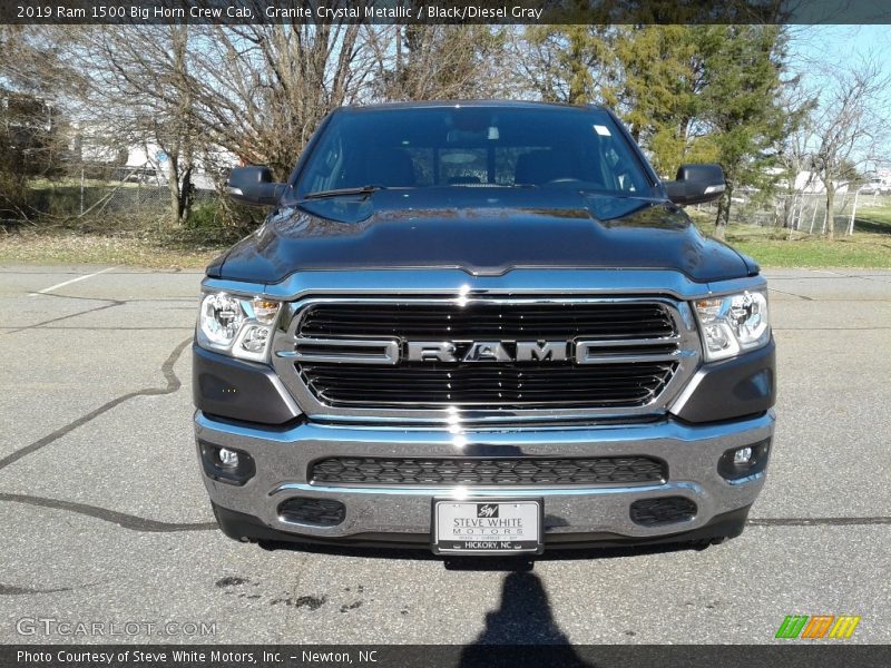 Granite Crystal Metallic / Black/Diesel Gray 2019 Ram 1500 Big Horn Crew Cab