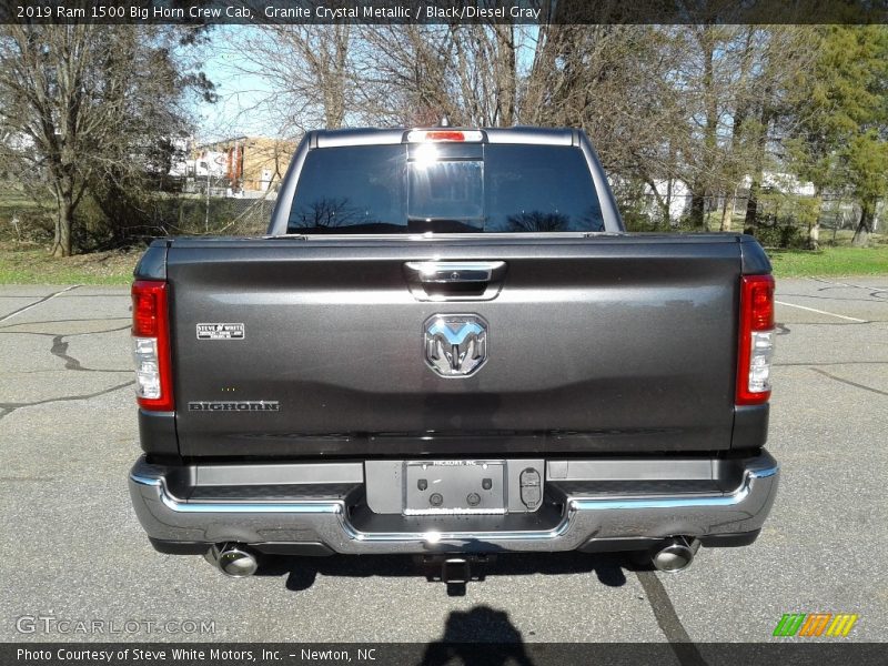 Granite Crystal Metallic / Black/Diesel Gray 2019 Ram 1500 Big Horn Crew Cab