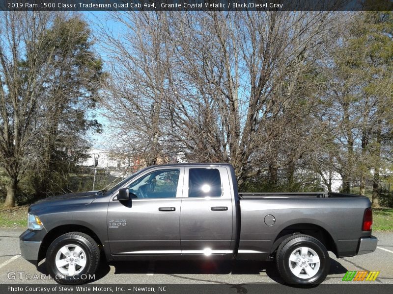 Granite Crystal Metallic / Black/Diesel Gray 2019 Ram 1500 Classic Tradesman Quad Cab 4x4