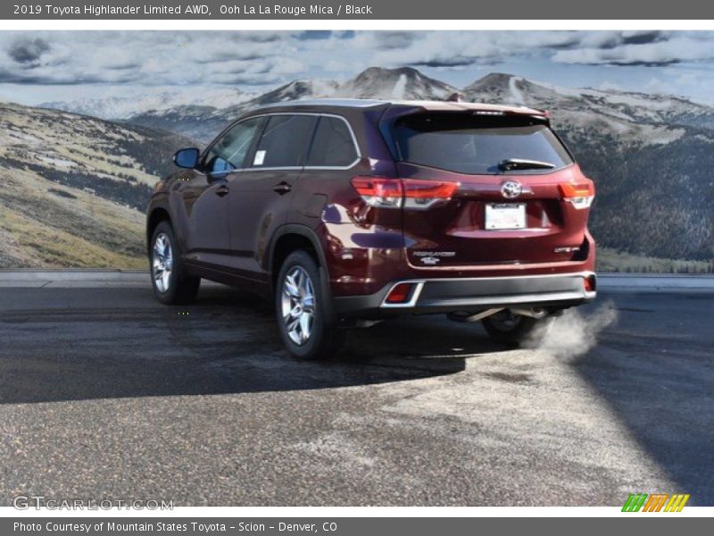 Ooh La La Rouge Mica / Black 2019 Toyota Highlander Limited AWD