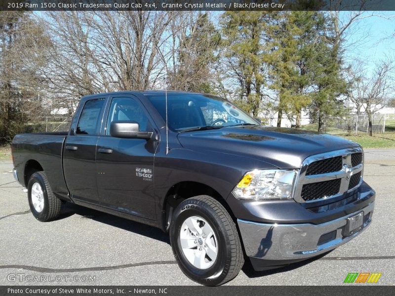 Granite Crystal Metallic / Black/Diesel Gray 2019 Ram 1500 Classic Tradesman Quad Cab 4x4