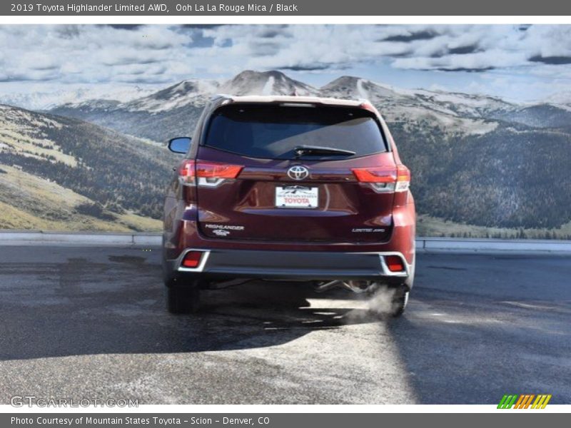 Ooh La La Rouge Mica / Black 2019 Toyota Highlander Limited AWD
