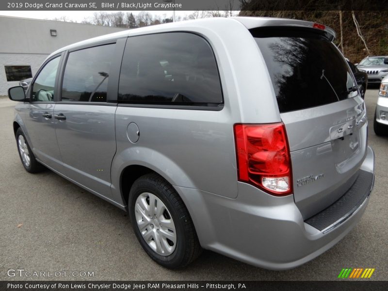 Billet / Black/Light Graystone 2019 Dodge Grand Caravan SE