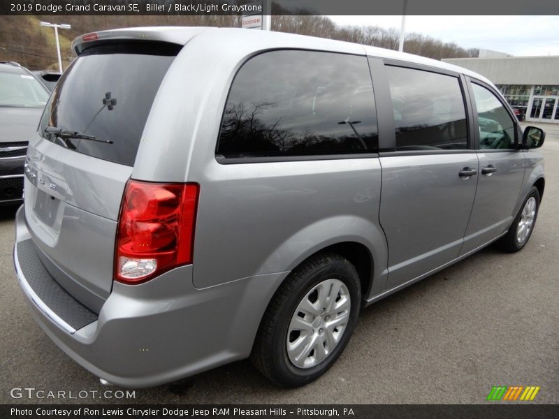 Billet / Black/Light Graystone 2019 Dodge Grand Caravan SE