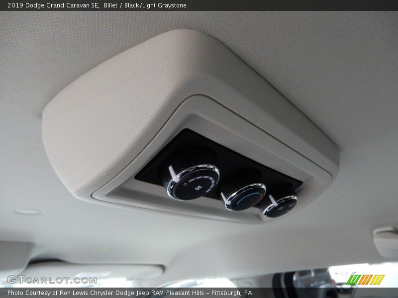 Billet / Black/Light Graystone 2019 Dodge Grand Caravan SE