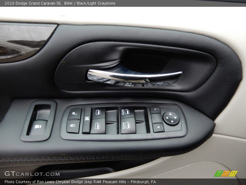 Billet / Black/Light Graystone 2019 Dodge Grand Caravan SE