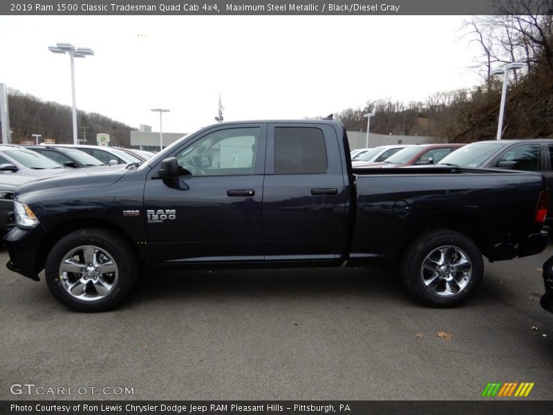 Maximum Steel Metallic / Black/Diesel Gray 2019 Ram 1500 Classic Tradesman Quad Cab 4x4