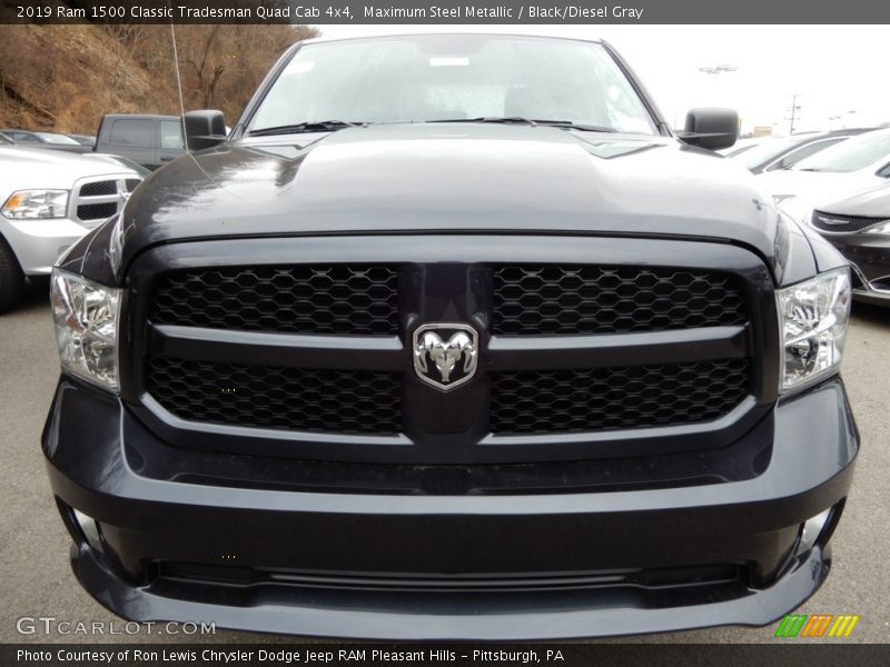 Maximum Steel Metallic / Black/Diesel Gray 2019 Ram 1500 Classic Tradesman Quad Cab 4x4