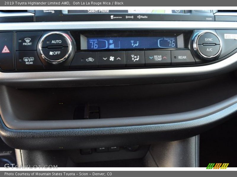 Ooh La La Rouge Mica / Black 2019 Toyota Highlander Limited AWD