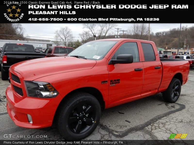 Flame Red / Black 2019 Ram 1500 Classic Express Quad Cab 4x4