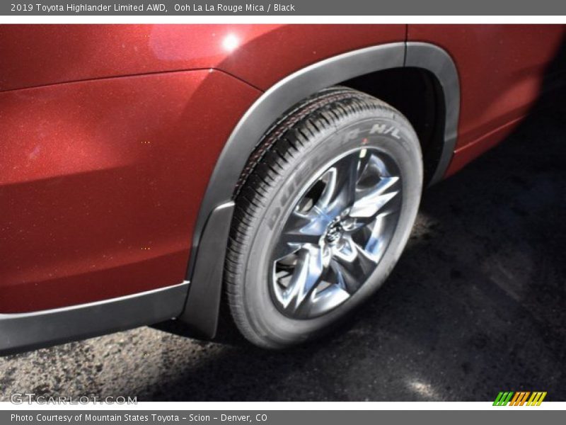 Ooh La La Rouge Mica / Black 2019 Toyota Highlander Limited AWD