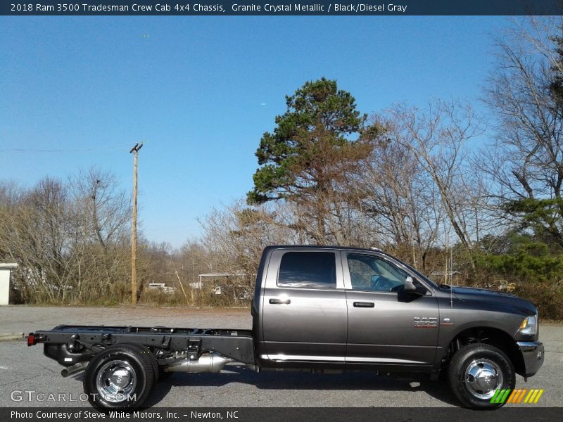 Granite Crystal Metallic / Black/Diesel Gray 2018 Ram 3500 Tradesman Crew Cab 4x4 Chassis