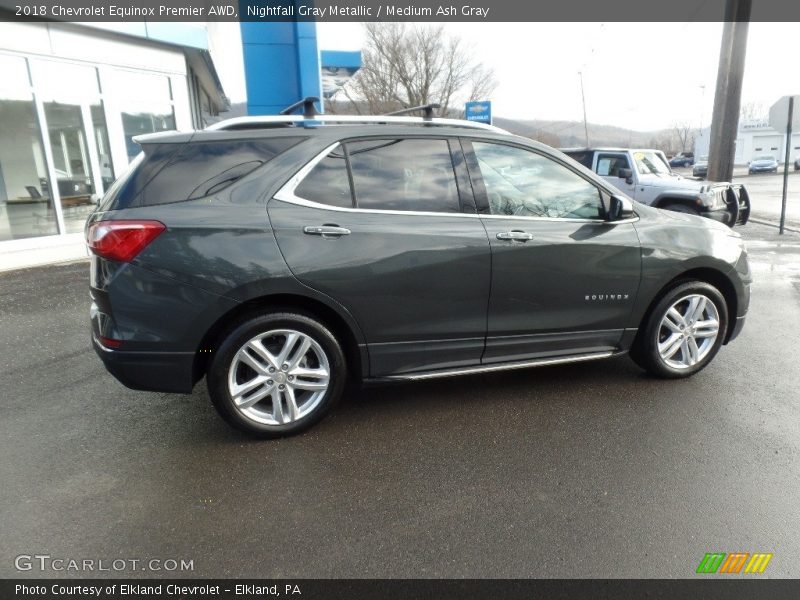 Nightfall Gray Metallic / Medium Ash Gray 2018 Chevrolet Equinox Premier AWD
