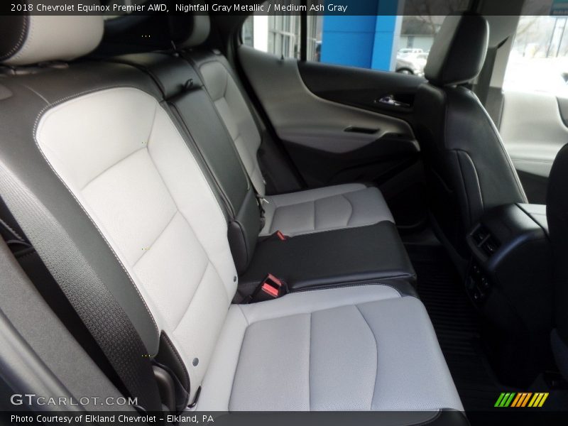 Nightfall Gray Metallic / Medium Ash Gray 2018 Chevrolet Equinox Premier AWD
