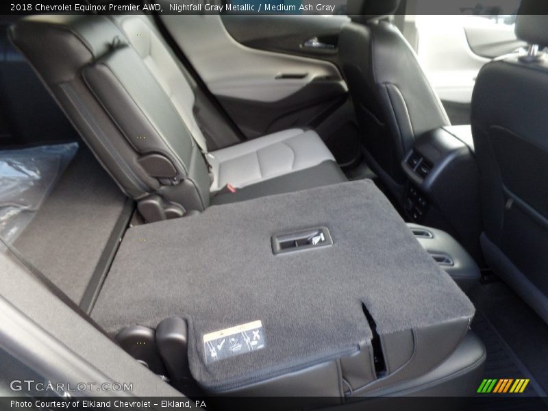 Nightfall Gray Metallic / Medium Ash Gray 2018 Chevrolet Equinox Premier AWD