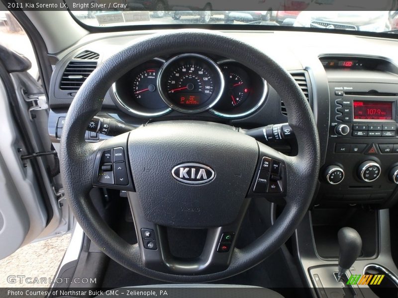 Bright Silver / Gray 2011 Kia Sorento LX