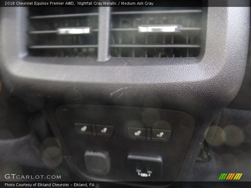 Nightfall Gray Metallic / Medium Ash Gray 2018 Chevrolet Equinox Premier AWD