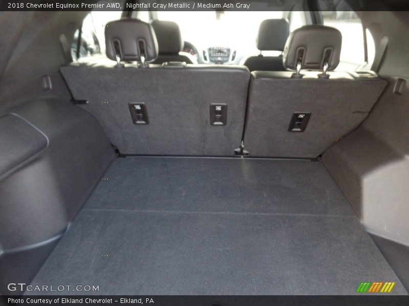 Nightfall Gray Metallic / Medium Ash Gray 2018 Chevrolet Equinox Premier AWD