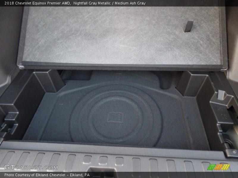 Nightfall Gray Metallic / Medium Ash Gray 2018 Chevrolet Equinox Premier AWD