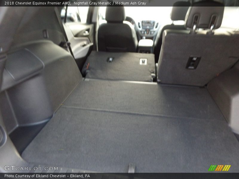Nightfall Gray Metallic / Medium Ash Gray 2018 Chevrolet Equinox Premier AWD
