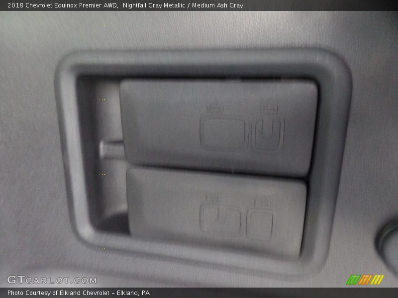 Nightfall Gray Metallic / Medium Ash Gray 2018 Chevrolet Equinox Premier AWD