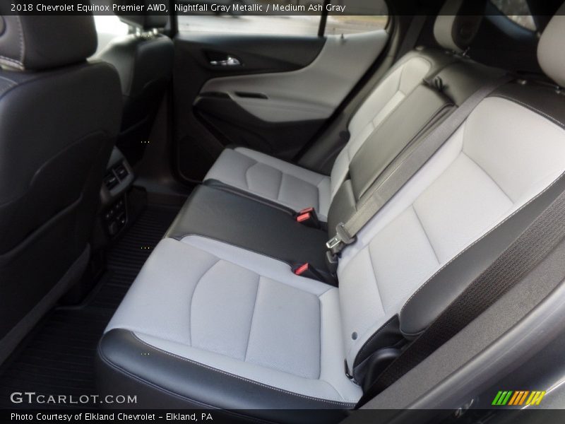 Nightfall Gray Metallic / Medium Ash Gray 2018 Chevrolet Equinox Premier AWD