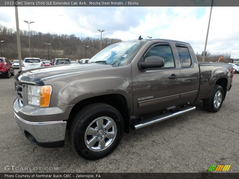 Mocha Steel Metallic / Ebony 2013 GMC Sierra 1500 SLE Extended Cab 4x4
