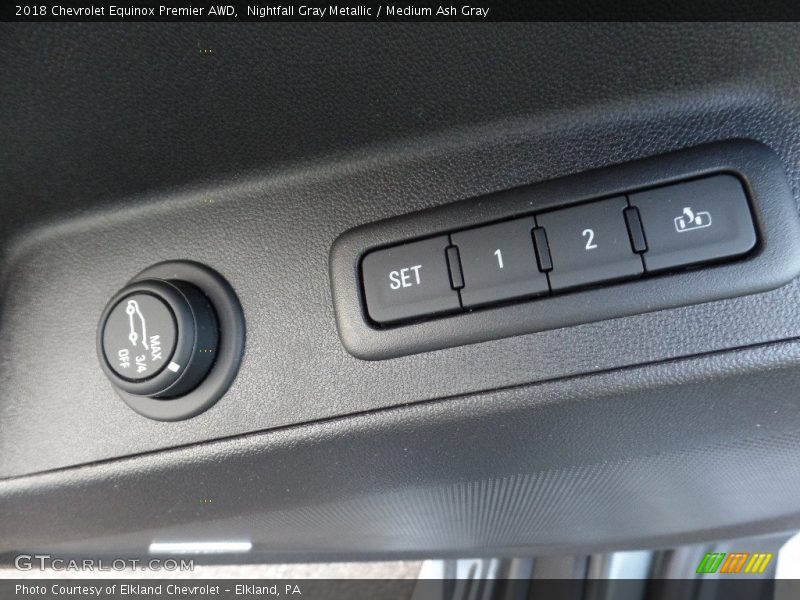 Nightfall Gray Metallic / Medium Ash Gray 2018 Chevrolet Equinox Premier AWD